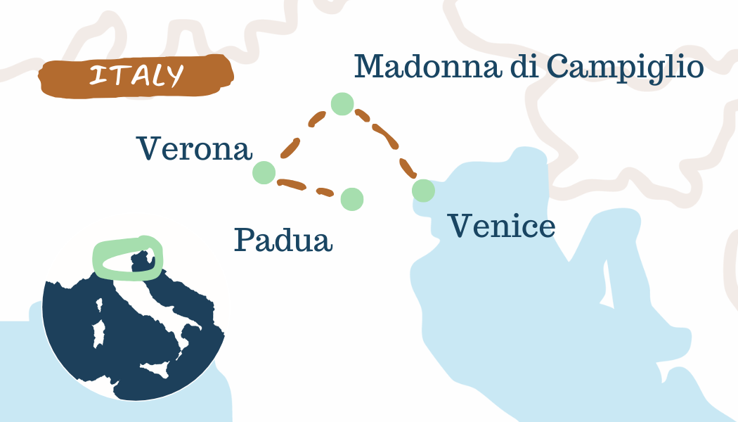 Venice-Dolomites-map